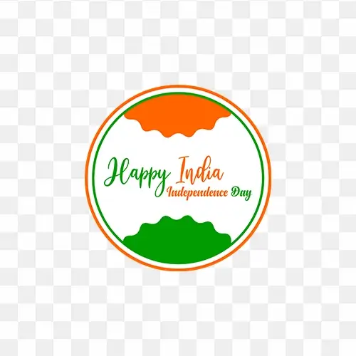 Happy india independence day free png and vector psd